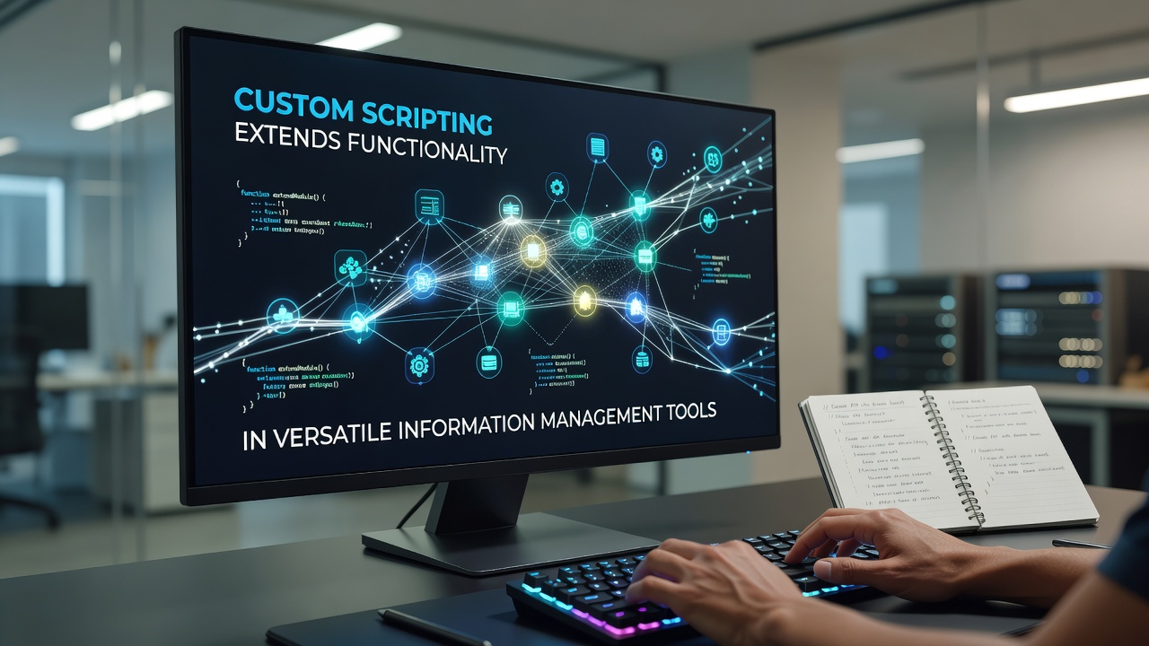 How Custom Scripting Extends Functionality in Versatile Information Management Tools