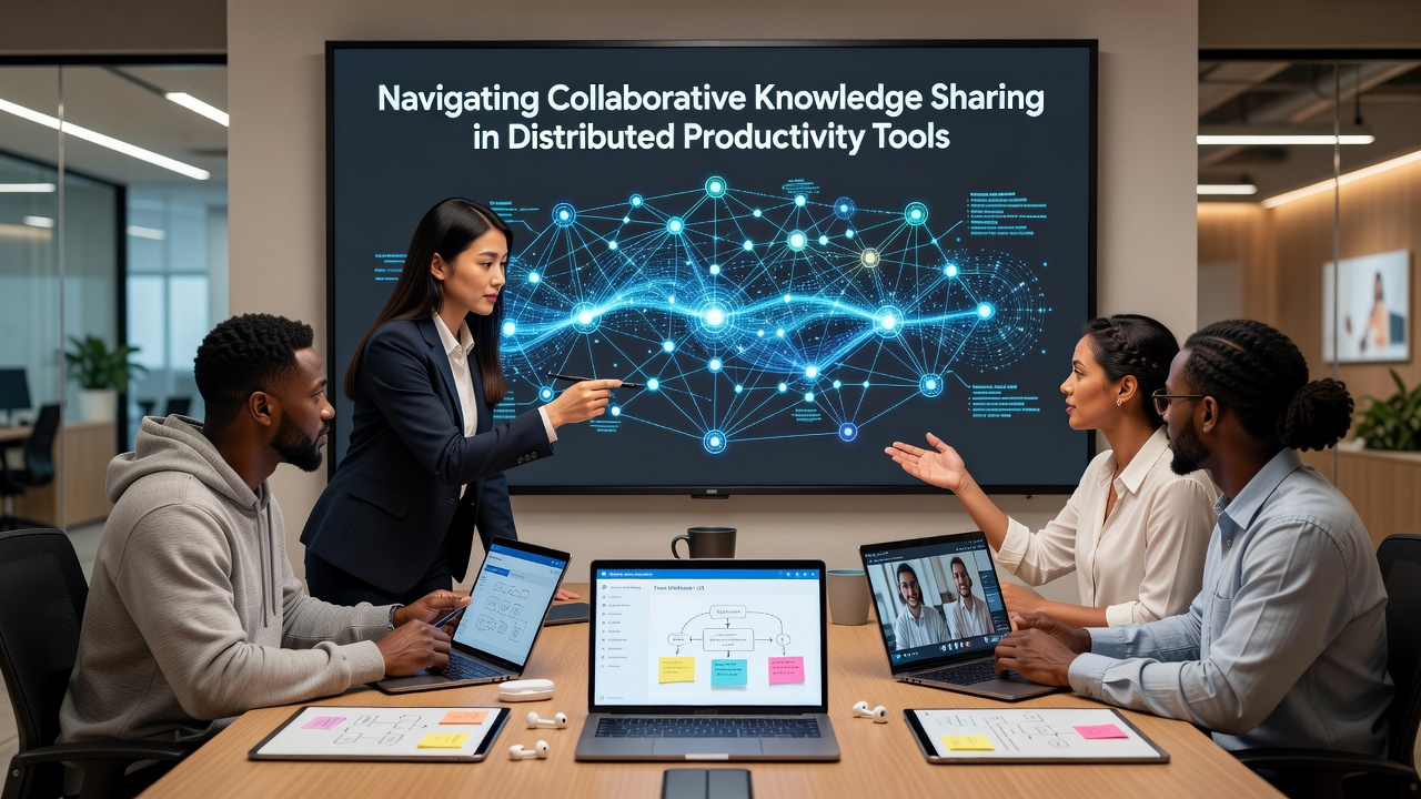 Navigating Collaborative Knowledge Sharing in Distributed Productivity Tools