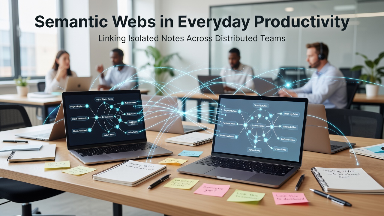 Semantic Webs in Everyday Productivity: Linking Isolated Notes Across Distributed Teams